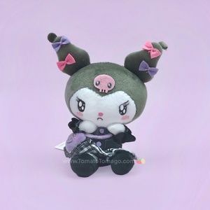 Kuromi with Baku Bag Plush Keychain